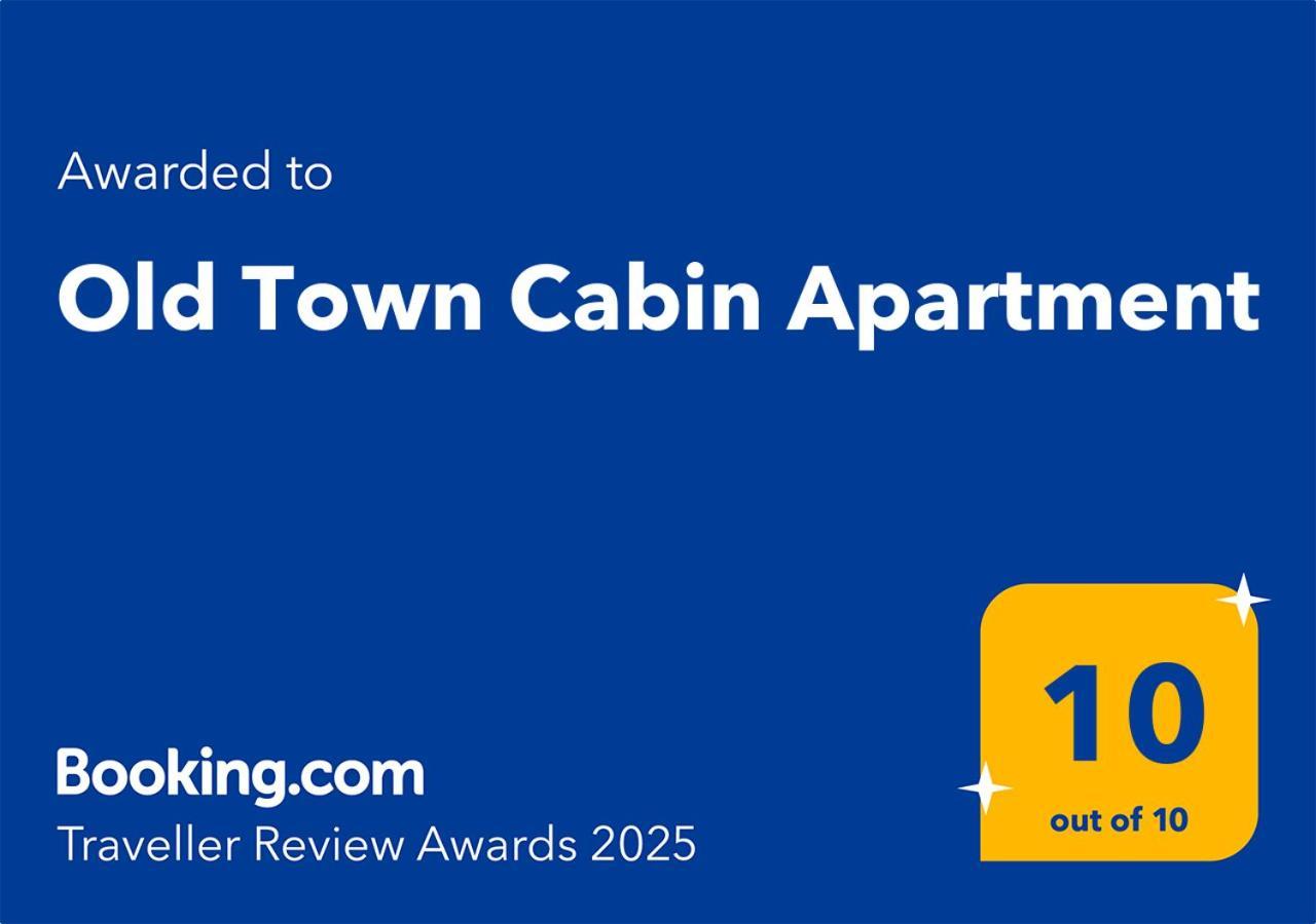 Old Town Cabin Apartment Zagreb Buitenkant foto